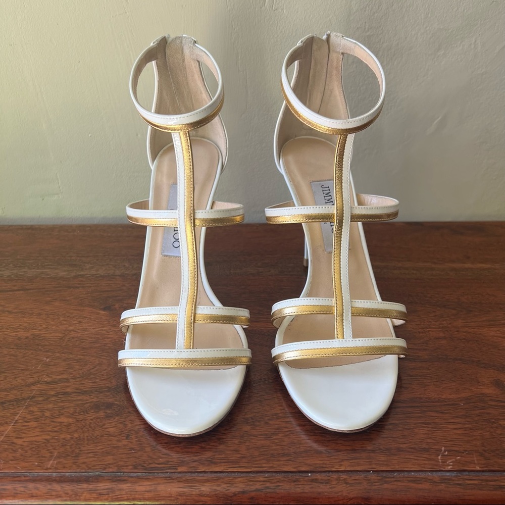 Jimmy Choo Thistle Patent/Metallic Napa